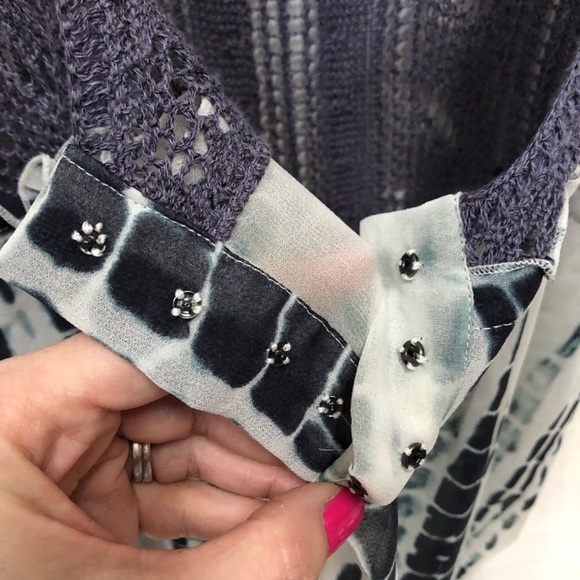 Free People Susquehanna Knit Tie Dye Tank Top - Picture 6 of 8